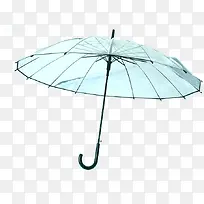 浅蓝色大雨伞