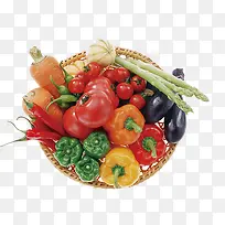 篮子，水果，蔬菜，营养