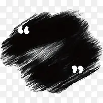 毛笔笔刷涂鸦标题框