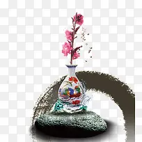 中国风花瓶装饰