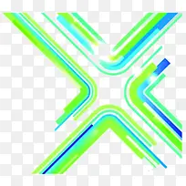 十字形光感绿色图案纹理