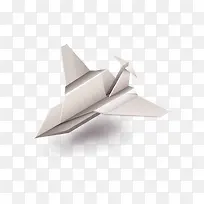 灰色折纸飞机