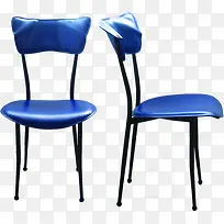 蓝色椅子靠椅家居