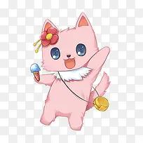 粉红小猫