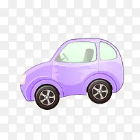 紫色小汽车