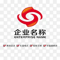 网络科技logo创意图标