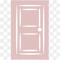 粉色的门