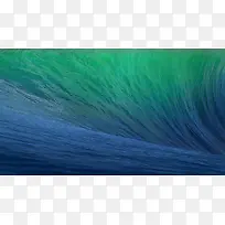 绿蓝色渐变海浪壁纸