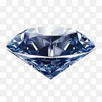 蓝色大气钻石装饰图案