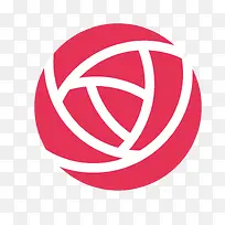 玫瑰艺术标志