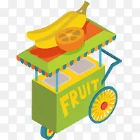 立体水果餐车