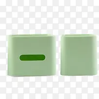 绿色纸巾盒