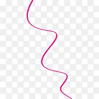 紫色弧形丝带