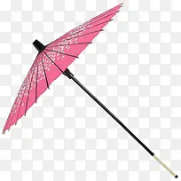 粉色长柄伞