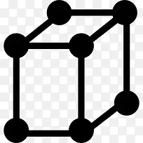 分子的立方体形状图标