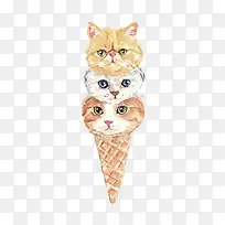 猫咪冰淇淋
