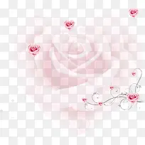 粉色玫瑰底图