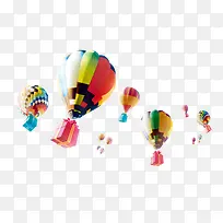 高清彩色氢气球装饰