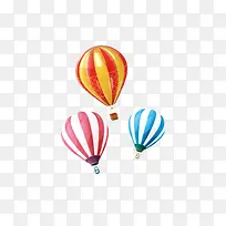 漂浮气球氢气球彩色装饰手绘