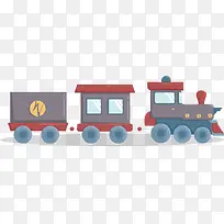 矢量小火车玩具