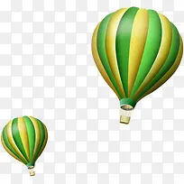 黄绿热气球