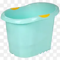 绿色带点黄浴桶