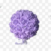 紫色手捧花