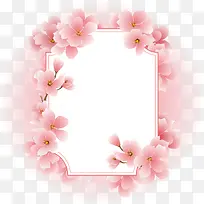 手绘花朵边框