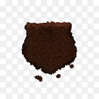 褐色松软土壤素材