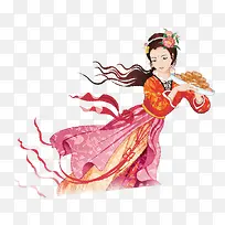 月饼 中秋 中秋节 仙女 人物