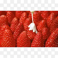 草莓奶油水果