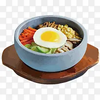 手绘传统石锅拌饭