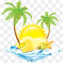 夏日 夏天 元素 素材 夏 立夏 暑天