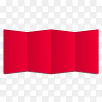 红色折纸