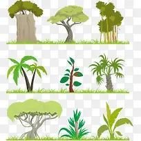 植物 绿色植物 卡通手绘