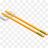 矢量手绘筷子