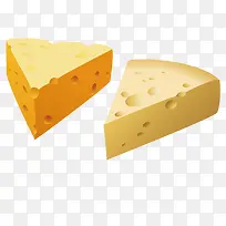 矢量黄色奶酪