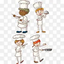 厨师卡通图
