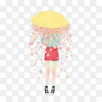 伞下花