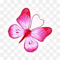 唯美粉红色蝴蝶