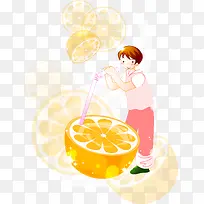 橙子和男孩