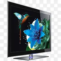 4K硬屏液晶电视纤薄一体机身