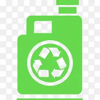 绿色扁平油桶回收