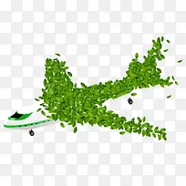 绿色环保飞机