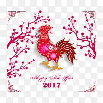 鸡年 春节 新年 喜庆