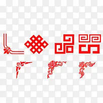中国传统花纹边框