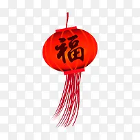 中国红春节装饰灯笼