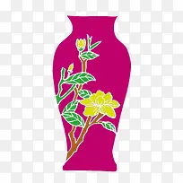 中国传统花瓶矢量素材