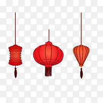 红色喜庆中国风灯笼