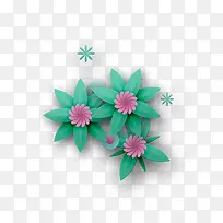 3D微立体纸雕花朵